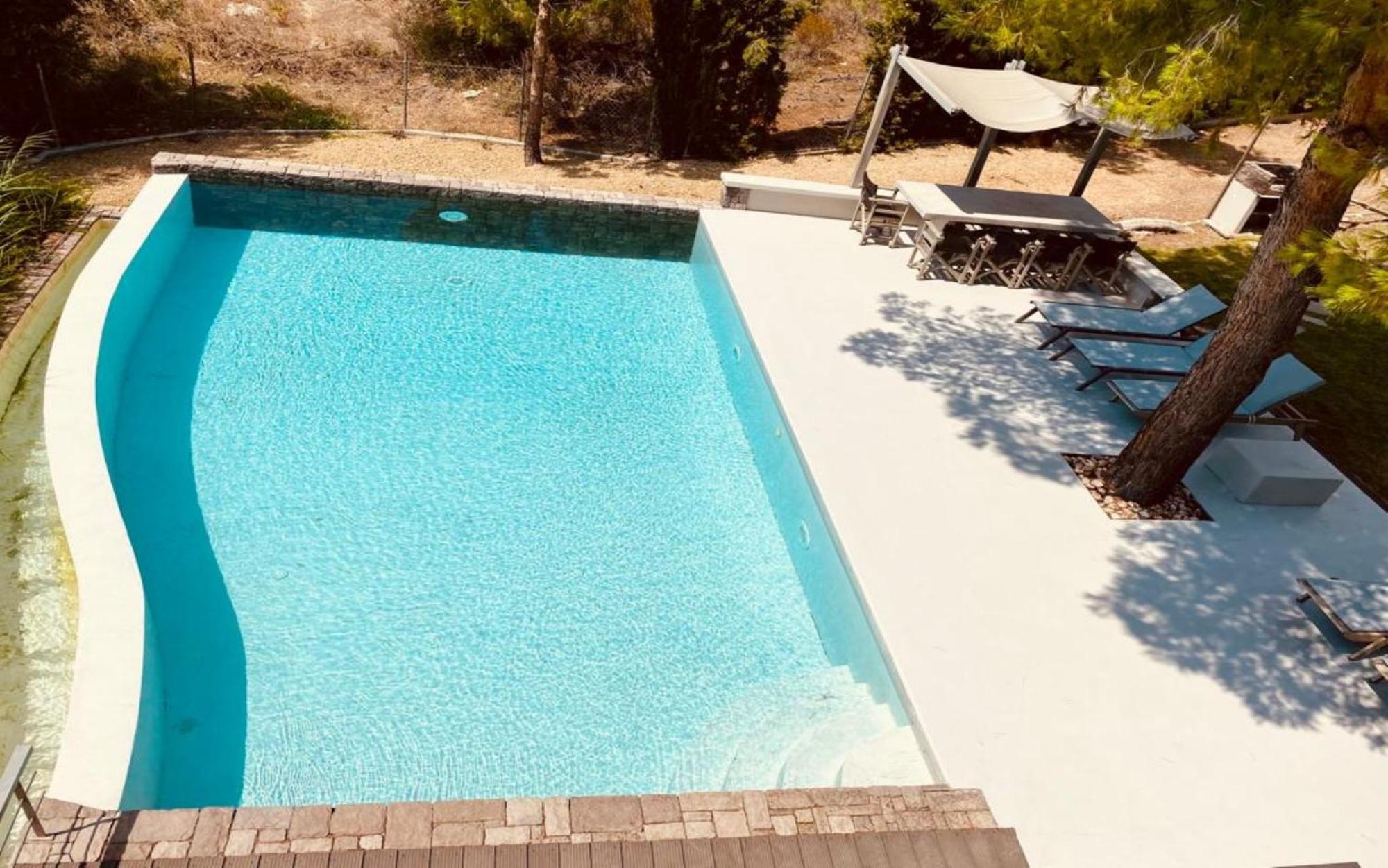 Olivia Estate Villa With Private Swimming Pool 엘리아 외부 사진