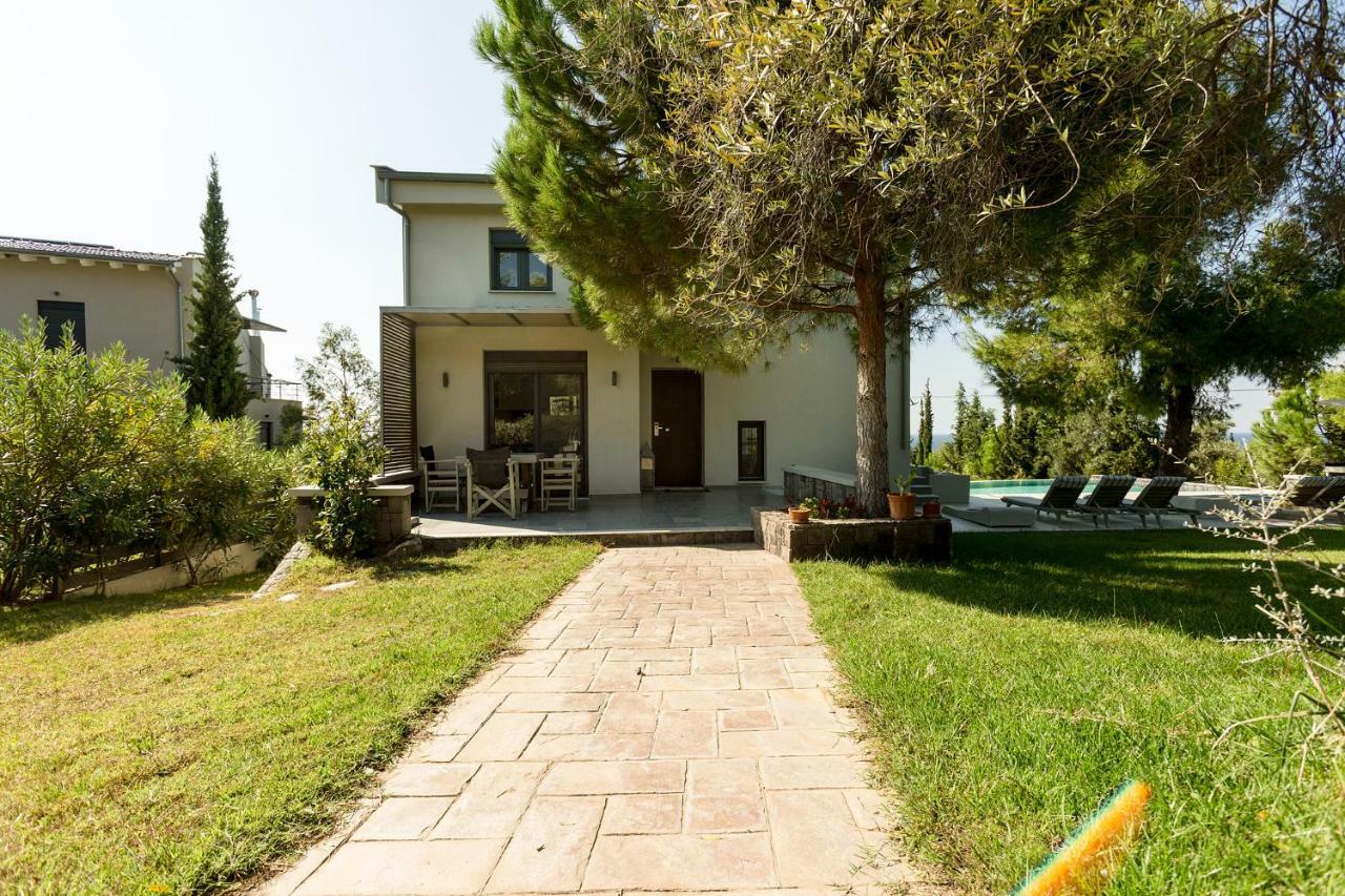 Olivia Estate Villa With Private Swimming Pool 엘리아 외부 사진